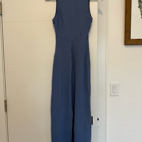 Lululemon Blue Ribbed Midi Dress - Picture 5 of 6